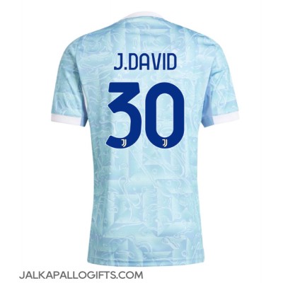 Juventus Jonathan David #30 Vieraspaita 2025-26 Lyhythihainen Juventus Jonathan David #30 Vieraspaita 2025-26 Lyhythihainen